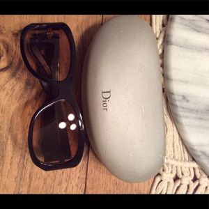 Christian Dior Heart Tortoise Shell Sunglasses